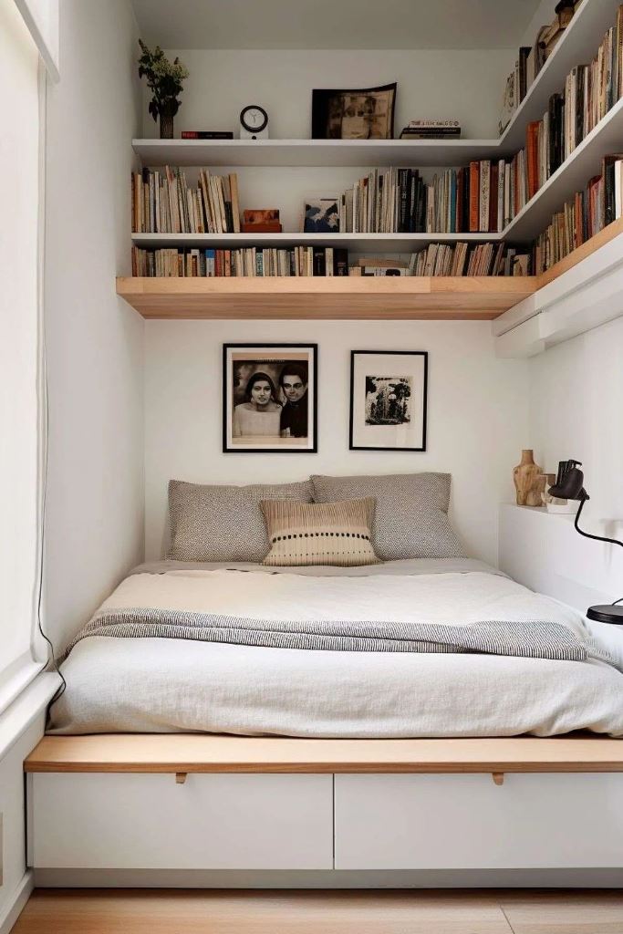 Maximize Floor Space With Built-in Under-Bed Drawers