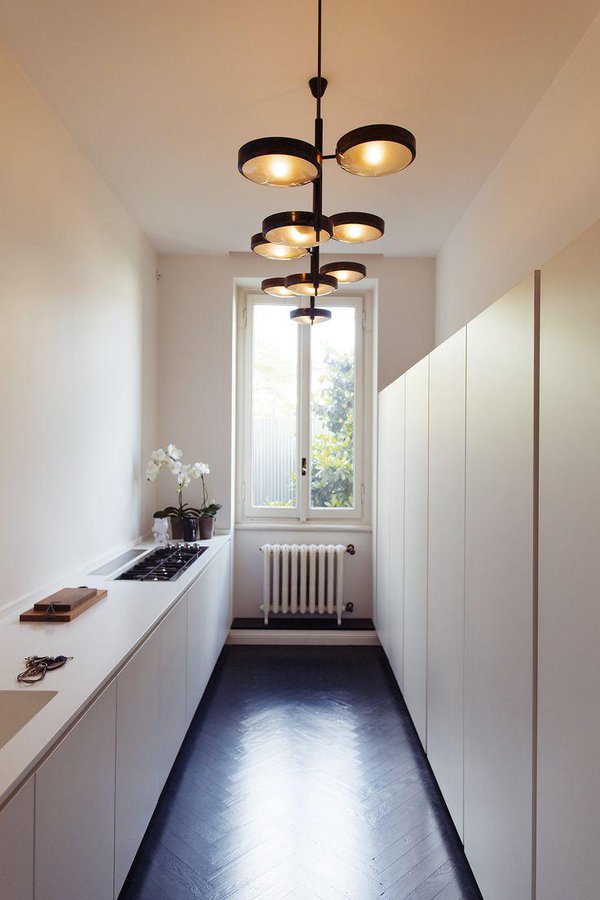 Multi-Tiered Chandelier Adds Vertical Interest