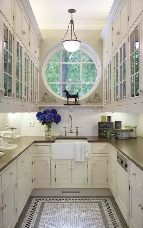 Circular Window Frames a View and Adds Architectural Interest