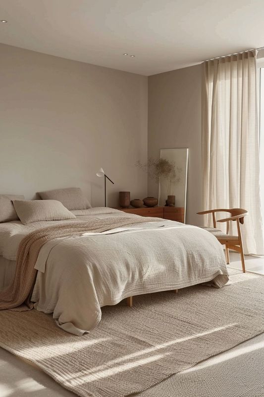 Wooden Dresser With Textured Ceramic Vessels