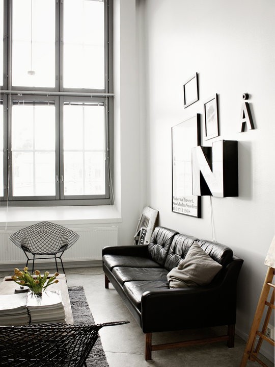 Large Metal Letters Create Bold Wall Art