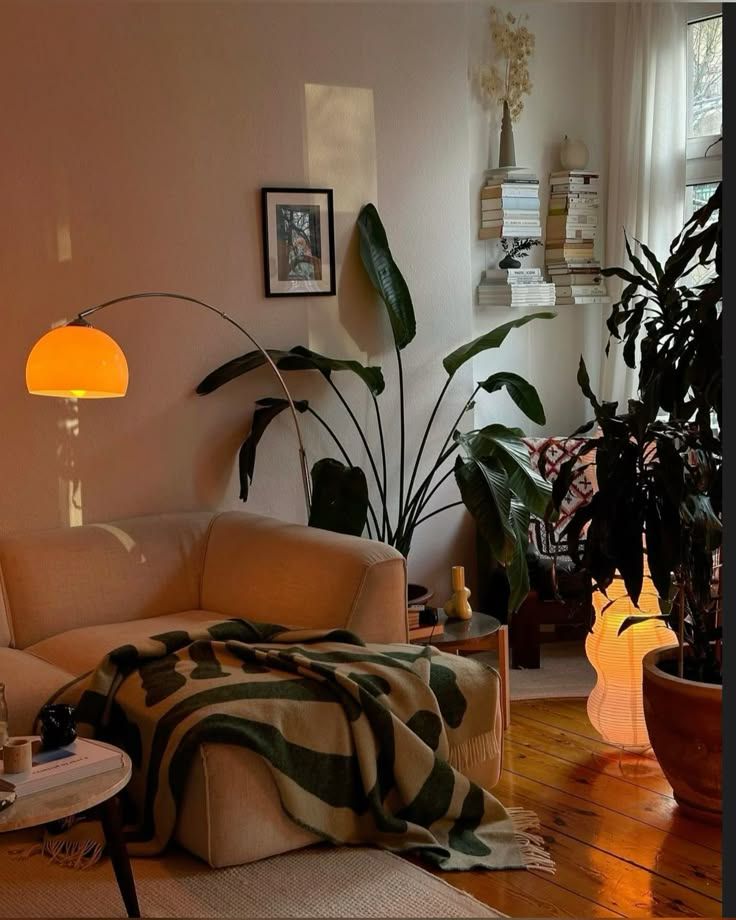 Cast a Warm Glow with an Arc Floor Lamp