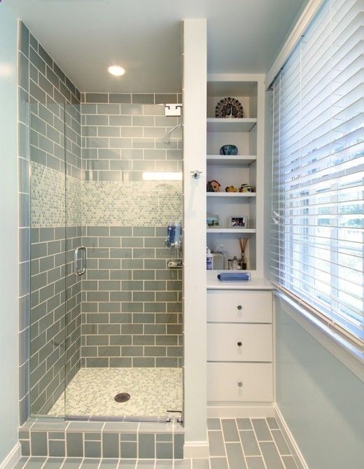 Built-In Shelving Unit With Drawers Offers Dual Storage