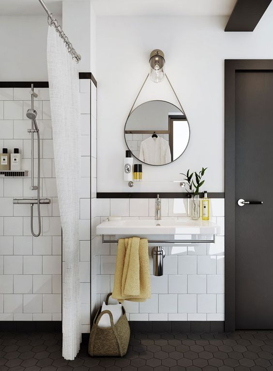 Keep Shower Essentials Organized on Wall-Mounted Shelves