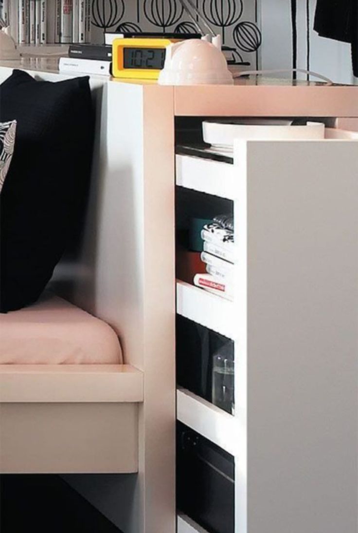 Narrow Pull-Out Shelving Unit For Tight Spaces