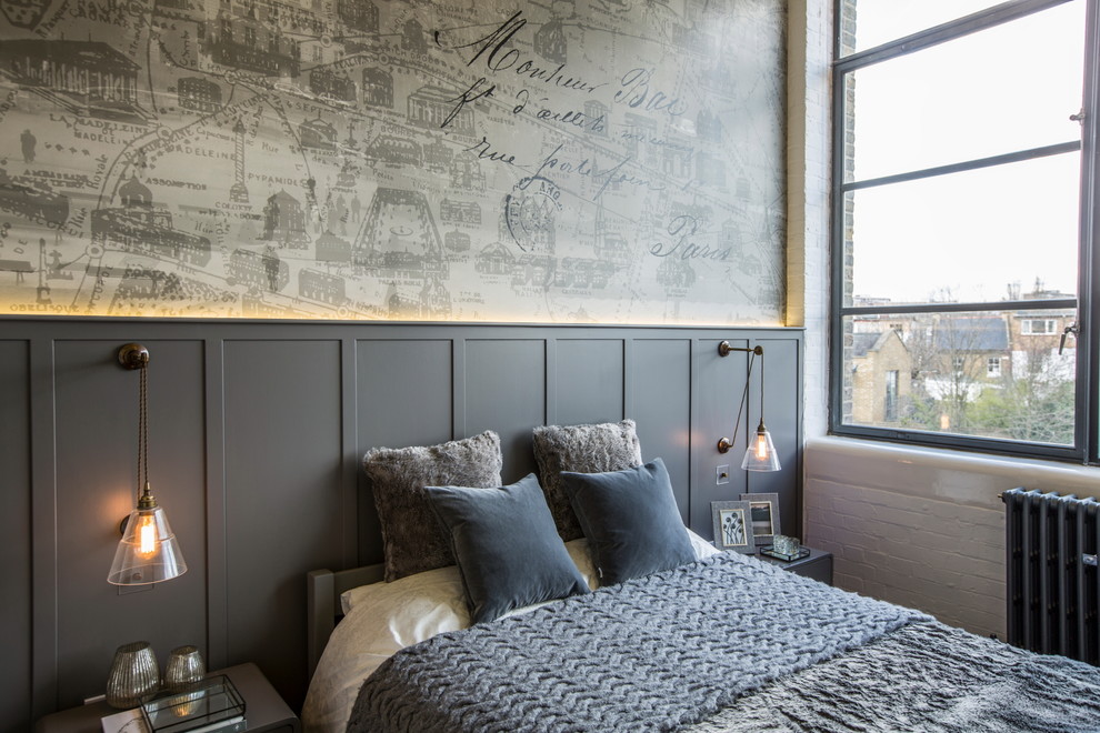 Paneled Wall Accents With Integrated Lighting Create Ambiance